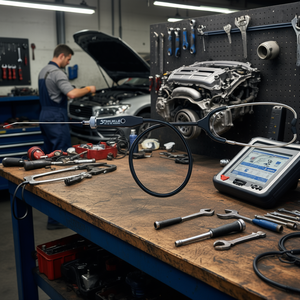 Stéthoscope mécanique Stahlwille, outil pneumatique pour diagnostic - Product Image 3