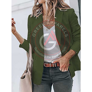 Blazer brodé personnalisé fabrication au Pakistan tenue de bureau blazer pour réunion d'affaires - Product Image 6