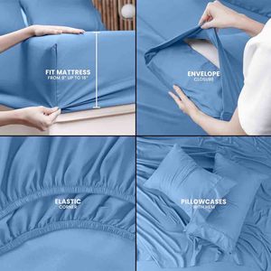 Drap-housse doux pour hôtel 400TC fabriqué au Pakistan ODM OEM personnalisable avec prise en charge quantité minimale de commande pour les centres de villégiature et les motels - Product Image 3