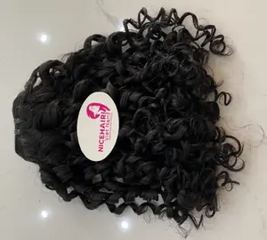 Bon prix Bundle de cheveux humains 100% non transformés Vietnam trame de cheveux Extensions de cheveux Style vague/boucles 100g/Bundle