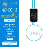 Badge lumineux personnalisé Sincen avec logo, rechargeable par USB, en acrylique, pour décoration de fête, avec cordon lumineux