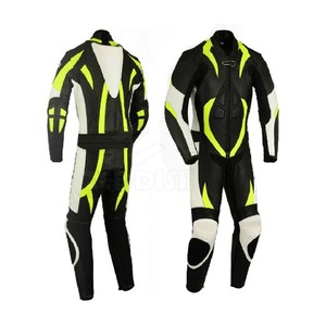 Combinaison de course en cuir respirante personnalisée pour moto, haut de gamme, coupe-vent, imperméable, vêtements de course automobile, imprimé - Product Image 6