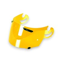 Visière jaune Arai SAQ-SHLD/PINS, référence 1244, type L, pour casque de moto avec prévision pour Pinlock.
