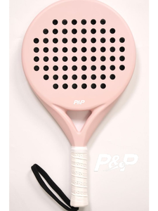 Raqueta de Pádel P&P 3K Rosa de Carbono con Protector de Pádel - Product Image 5