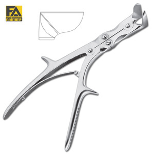 การตัดกระดูก semb rongeur สแตนเลสพื้นฐานของเครื่องมือผ่าตัด - Product Image 2