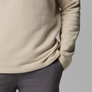 Sweat-shirt pour homme avec col montant et fermeture éclair sur le devant, design de logo personnalisé, service OEM, coupe confortable et décontractée, vêtements décontractés 2026 - Product Image 3
