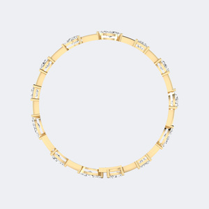 Luxury 925 Silver 9.27CTW <b>Tennis</b> <b>Bracelet</b> Round Prong Set <b>Cubic</b> <b>Zirconia</b> Classic Brilliant Diamond Look Wedding Jewelry Gift - Product Image 5