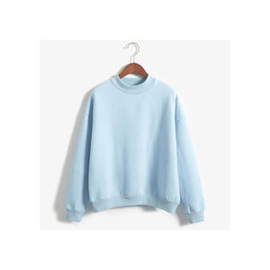 Sudadera con capucha de punto grueso personalizada para mujer, de invierno, con estampado frontal, oversize, lisa, de manga larga, al por mayor - Product Image 5