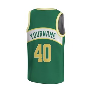Gran oferta, uniforme de baloncesto, precio al por mayor, impresión por sublimación de alta calidad, camisetas deportivas de malla de secado rápido para niños - Product Image 1