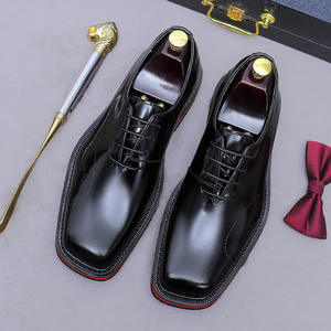 Chaussures habillées en cuir pour hommes, style 2025, chaussures de bureau formelles en cuir, semelle en cuir - Product Image 1