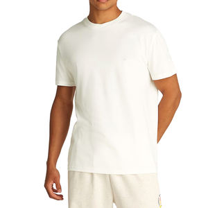 Premium 100% coton séchage rapide surdimensionné hommes T-shirt décontracté solide couleur rose réfléchissant imprimé Design caractère en gros - Product Image 2