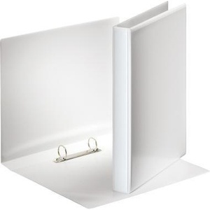 Carpeta de Anillas Redonda Esselte de 38 mm DIN A4, 2 Anillas, Cartón Gris con ESSELTE Blanco para Productos de Presentación - Product Image 1