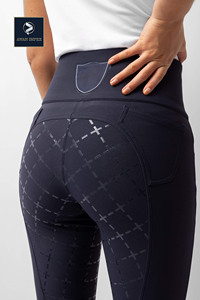 Pantalones ecuestres personalizados de alta calidad, pantalones de montar a caballo para mujer, mallas para montar, ropa Ecuestre para mujer - Product Image 4
