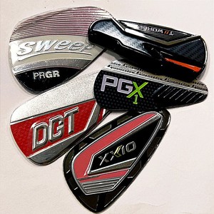 Autocollant adhésif en aluminium, étiquette logo, badge sportif en métal, plaque nominative de golf, Taïwan - Product Image 1