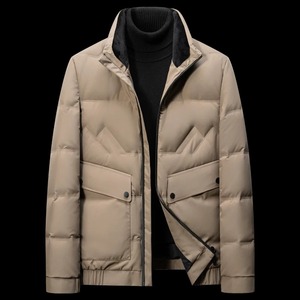 Top Notch 100% Veste D'hiver En Coton Hommes En Gros Veste À Fermeture Éclair Imperméable OEM Tendance Fabricant De Veste Puffer - Product Image 1
