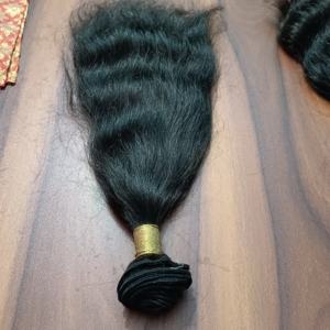 Trames de génie d'extension de cheveux Remy indien brut de donneur unique pour les femmes Styles de vague d'eau lâche et de vague profonde directement des temples - Product Image 5