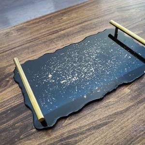 Resin Decorative <b>Tray</b> in Multiple Colors Rectangle Home Decor Resin <b>Tray</b> High Quality - Product Image 3