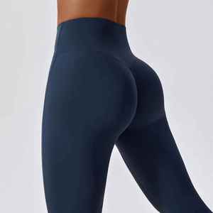 Leggings légers pour femmes personnalisés sans couture pour l'entraînement physique et l'utilisation de vêtements de sport - Product Image 4