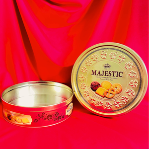 Caja de hojalata ecológica para galletas, contenedor de comida de Metal Premium para Año Nuevo Lunar, caja de regalo promocional para embalaje de pasteles - Product Image 3