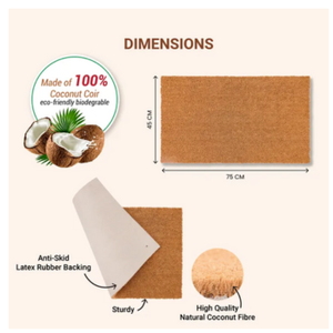 Nuestras esteras de fibra de coco están ligeramente tejidas con fibra de coco 100% y unidas con látex natural y biodegradable al mejor precio - Product Image 2