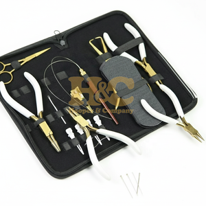 Nuevas Alicates para Extensiones de Cabello en Oferta, Acero Inoxidable de Grado Quirúrgico, Uso Comercial, Tijeras para Microperlas, Peine, Clip, Kit de Herramientas para el Cabello - Product Image 5