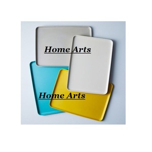 Juego de 3 bandejas de hierro de diseño simple para servir alimentos, de diferentes tamaños y colores, bandeja para servir alimentos, más vendida. - Product Image 3