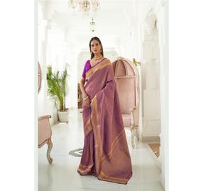 Ropa de boda tradicional India para mujer, tejido a mano suave, hermoso Saree de seda Kanchivaram, proveedor de moda de la India - Product Image 1