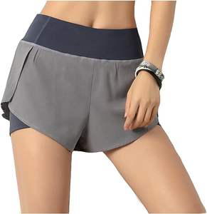 Vente en gros de shorts de course en coton personnalisés pour femmes jogging survêtement jogger d'été - Product Image 1