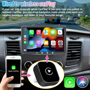 Uniean d18s 2-in-1 không dây Carplay & <span class=keywords><strong>Android</strong></span> Auto Dongle với built-in <span class=keywords><strong>GPS</strong></span> và 4 gam cho phổ Xe đồ đạc - Product Image 3