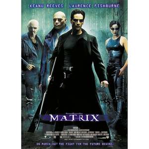 Modern Style Matrix <b>Poster</b> Made of High Quality Paper for Wall Decor - Product Image 1