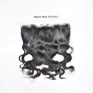Qualité pas chère cheveux humains vierges naturels remy frontal original indien 13*6 Bodywave doux cheveux soyeux exportateur vente à bas prix - Product Image 1
