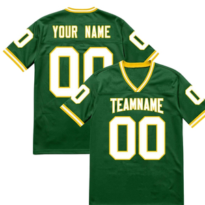 Camiseta de Fútbol Americano Personalizada al por Mayor, de Primera Calidad, Transpirable, Ligera, Duradera, Ropa Deportiva para Equipos - Product Image 2
