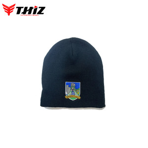 Gorro de Invierno Deportivo GAA, Grueso y Cálido, Diseño a Rayas de Acrílico y Spandex con Impresión Digital, Tejido Común para Viajes Unisex - Product Image 3