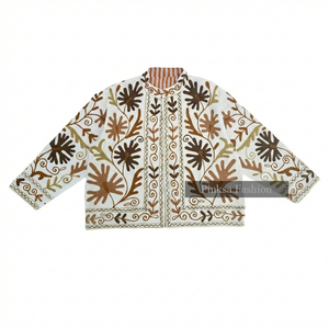 Fait main, esthétique, bohème, brodé, velours, séchage rapide, respirant, écologique, luxe pour femme, motif floral, traditionnel, folklorique - Product Image 6