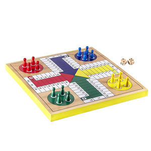 Juego de mesa de madera con forma de Ludo para niños y adultos, divertido juego de mesa de interior, venta directa de fábrica - Product Image 1