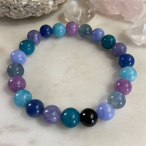 Pulsera con cuentas de resina brillante Tendencia de joyería elegante minimalista - Product Image 2