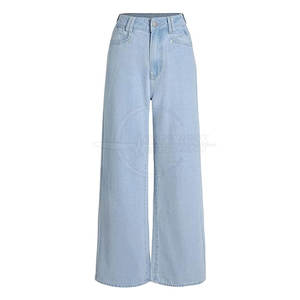 Pantalon en jean large confortable pour femmes Pantalon en jean large pour femmes en gros Meilleure vente Pantalon en jean large pour femmes - Product Image 1
