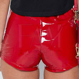 New Arrival <b>Women's</b> 100% <b>Leather</b> <b>Shorts</b> Customizable Fabric Breathable Waterproof Quick Dry Lightweight Workout <b>Shorts</b> Custom - Product Image 6