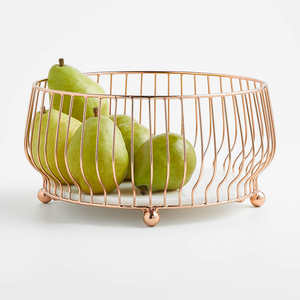 Panier à fruits en fil de fer pour la décoration de la cuisine et de la salle à manger, différentes finitions, panier à fruits pour la décoration de table, panier à fruits pour servir - Product Image 6