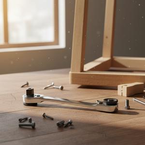 Fabriqué à Taïwan ODM ODM Poignée à cliquet courte Double tête - Product Image 1