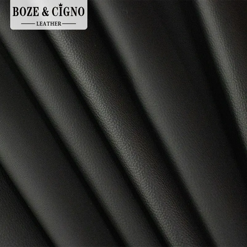 PVC Faux Leather Metallic Fabric Artificial and Pure Leather Roll Synthetic and Rexine Leather for Recycling