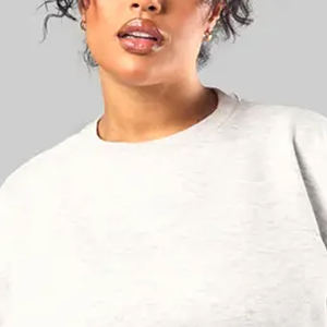 Sudadera de Cuello Redondo para Mujer, Diseño de Color Sólido, Precio al por Mayor para Compradores al por Mayor, para Invierno, con Mangas Completas / Diseño Informal - Product Image 2