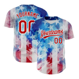 Maillot de baseball personnalisé avec son propre nom de joueur d'équipe, design confortable par sublimation, maillot de softball à boutons complets, fabricant - Product Image 3