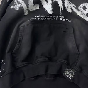 2026 NCustom Vintage French Terry fabrication de vêtements de haute qualité à capuche grande taille poids lourd imprimé hommes à capuche - Product Image 6