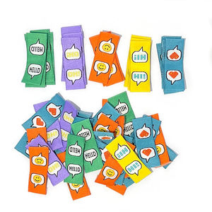 Customized High-Density Polyester Woven Labels for Collar & Home Textiles <b>Clothing</b> <b>Accessories</b> - Product Image 2