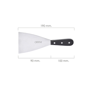 Spatola da Cucina in Acciaio Inossidabile Grenoble, 9 cm, Nera - Product Image 2