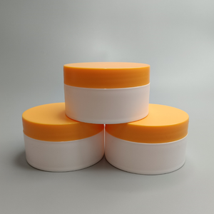 ขวดเครื่องสำอางทรงกระบอกสำหรับขัดผิวแว๊กซ์สำหรับสัตว์เลี้ยง150กรัมขวดใส่เครื่องสำอางแบบสกรูสองชั้นด้านบนสีดำหมวกส้มบรรจุภัณฑ์ pavico เวียดนาม - Product Image 5