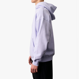 เสื้อฮู้ดแขนยาวสำหรับผู้ชายเสื้อฮู้ดฉลากส่วนตัวทรงโอเวอร์ไซส์ใส่สบายสีพื้น - Product Image 3