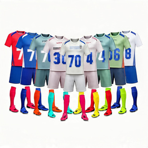 ชุดฝึกฟุตบอลของผู้ชายชุดเสื้อเจอร์ซีย์ฟุตบอลแบบแห้งเร็วระบายอากาศได้ดี - Product Image 4