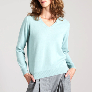 Bangladesh Nhà Cung Cấp Phụ Nữ Của Mùa Đông Thời Trang Áo Thun Áo Len Cao Cổ Thiết Kế Ấm Áp Thoải Mái Phụ Nữ Phong Cách Hàng Dệt Kim - Product Image 3